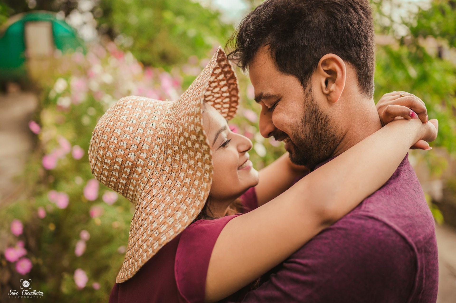 Wedding photographer in Siliguri – pre-wedding garden shoot – Suvo Weddings